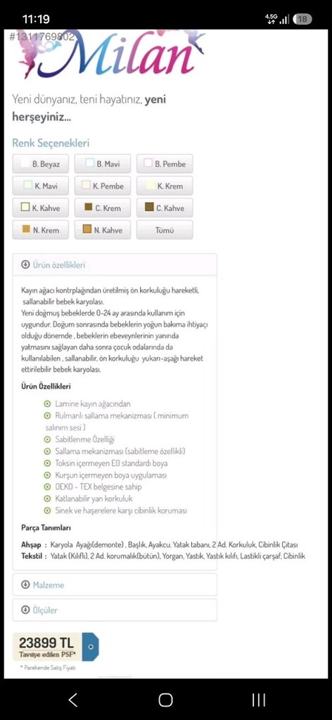 Tahterevalli Milan Beşik - 15
