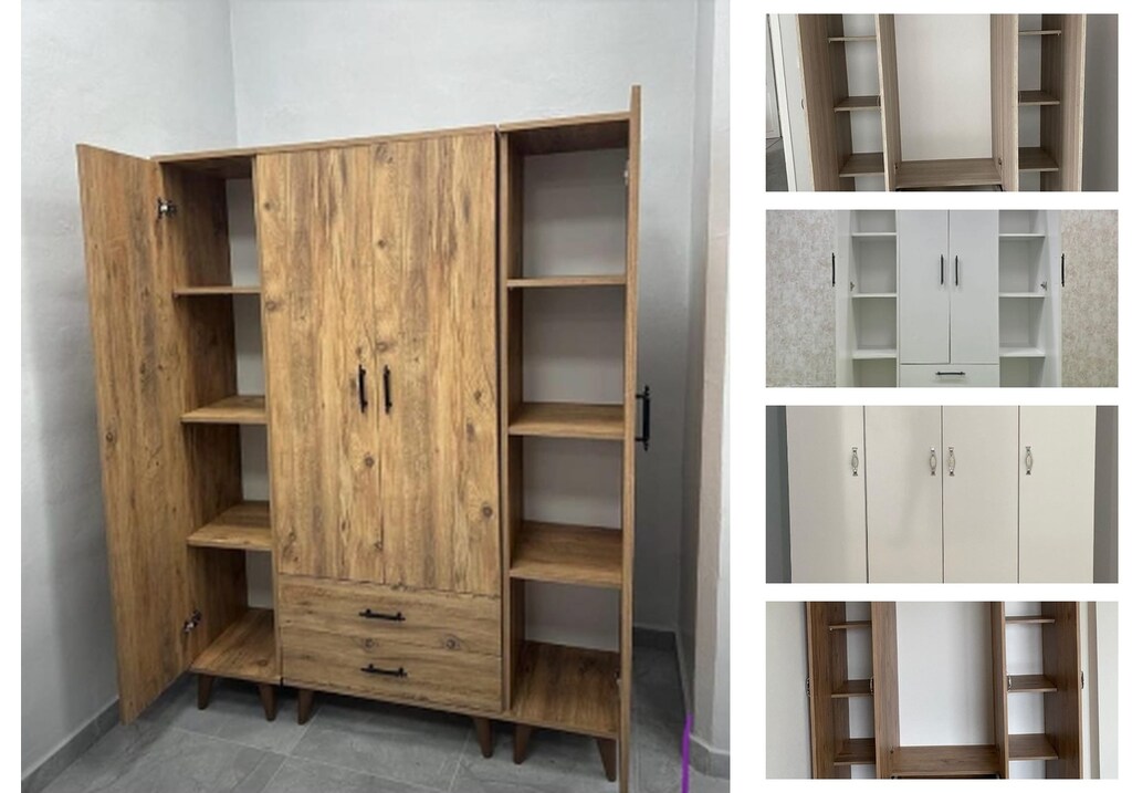 4 kapaklı elbise dolabı eyjusyespf - 3