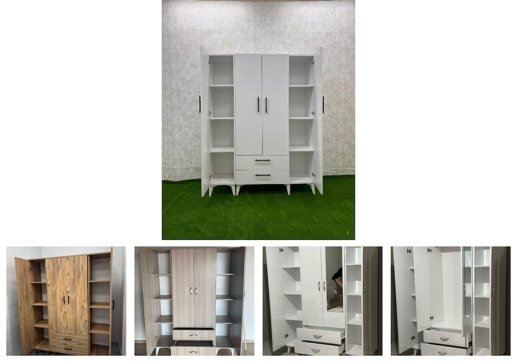 4 kapaklı elbise dolabı ssjufrxwmd - 2