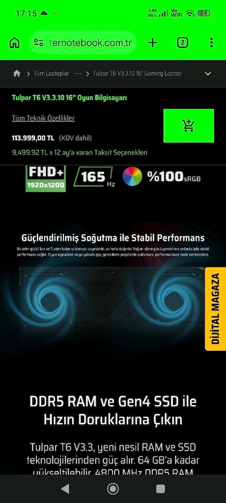 MONSTER tulpar t6.v3.10.6 oyuncu bilgisiyarı - 13