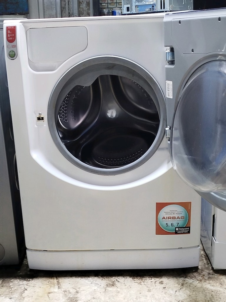 AQUALTİS 9 KG ÇAMAŞIR MAKİNESİ İZMİR İÇİ 3 AY GARANTİMİZ VARDIR - 7