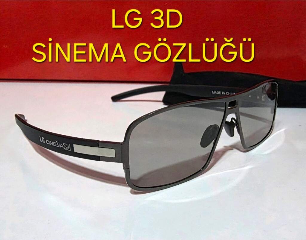 LG 3D sinema gözlüğü. Orijinal. Sıfır.