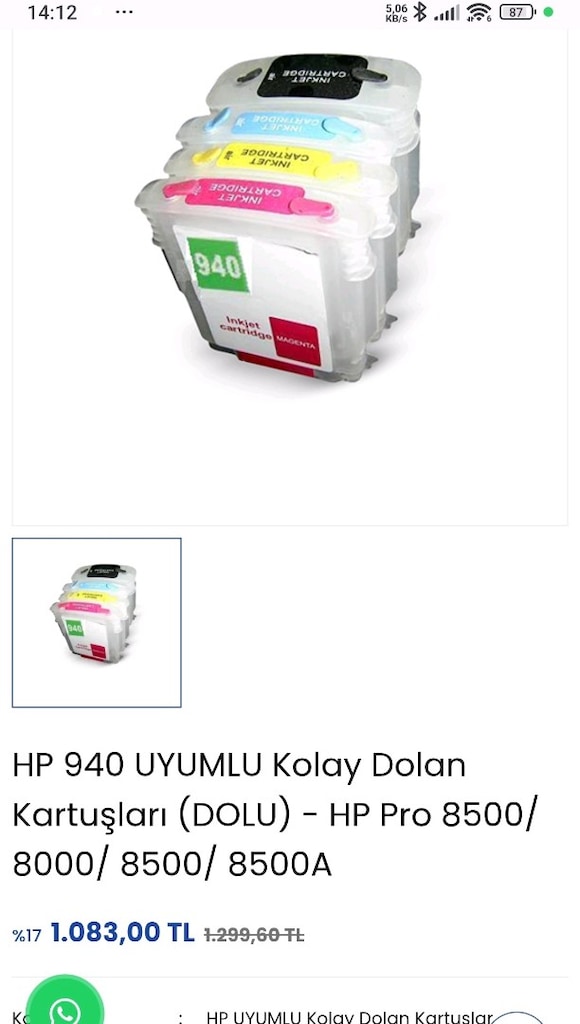 HP Officejet Pro 8500A Plus Çalışır Durumda Yazıcı - 6