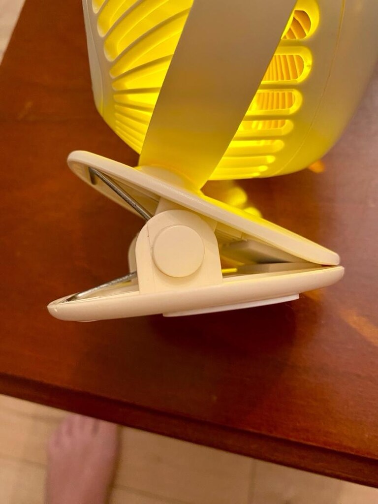 LED IŞIKLI KÜÇÜK MANDALLI MASAÜSTÜ FAN - 6