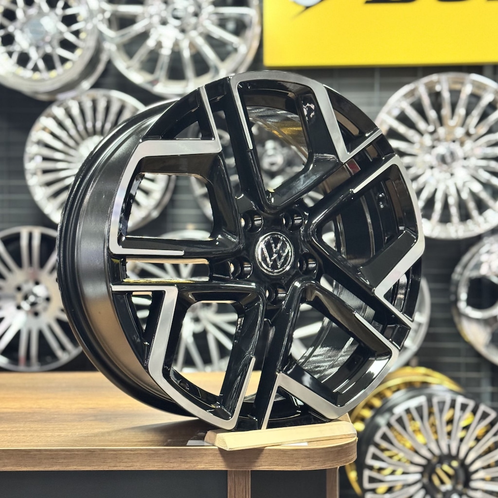 18 inç 5x112 Vw-Seat-Skoda Uyumlu R-line Jant Takımı Sıfır - 2
