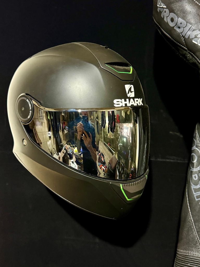 Shark Skwal Motosiklet Kaskı (Entegre LED Sistemli - Temiz) - 2
