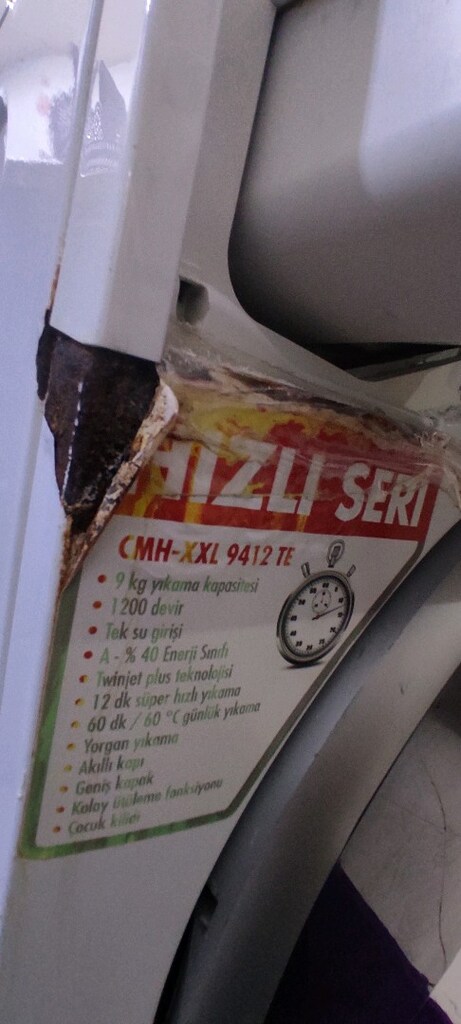 Vestel 9 kğ çamaşır makinası - 4