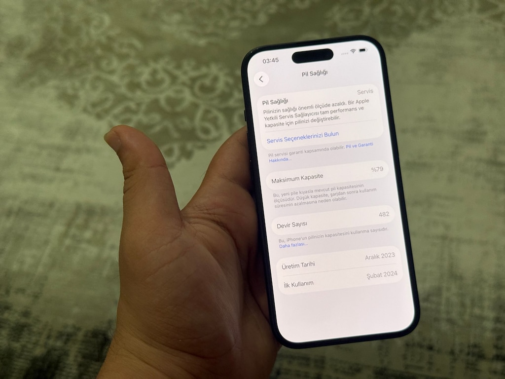 Çok Temiz Tamirsiz Sorunsuz iPhone 15 YD Cihazı Yılı Kurtarıyor - 5