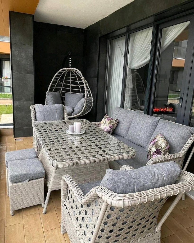 RATTAN BAHÇE TAKIMI VE SALINCAK - 2