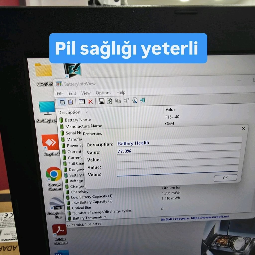 CASPER F800 GOLD – İNTEL CORE i7 | 512 GB SSD | NVIDIA 940MX! - 3