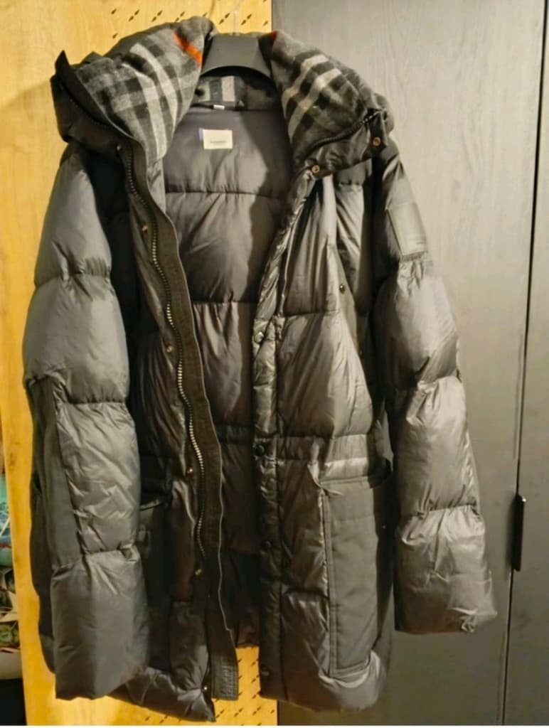 Burberry 'Lindford' Siyah Şişme Mont - 10