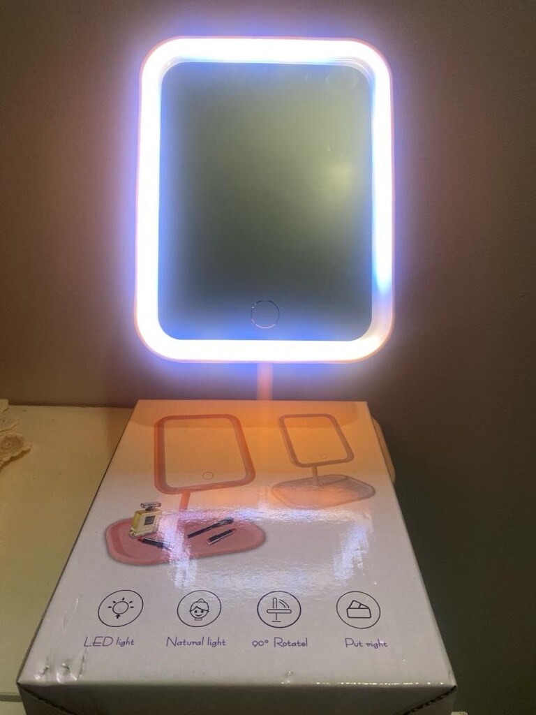 Masa üstü makyaj aynası led ışıklı - 3