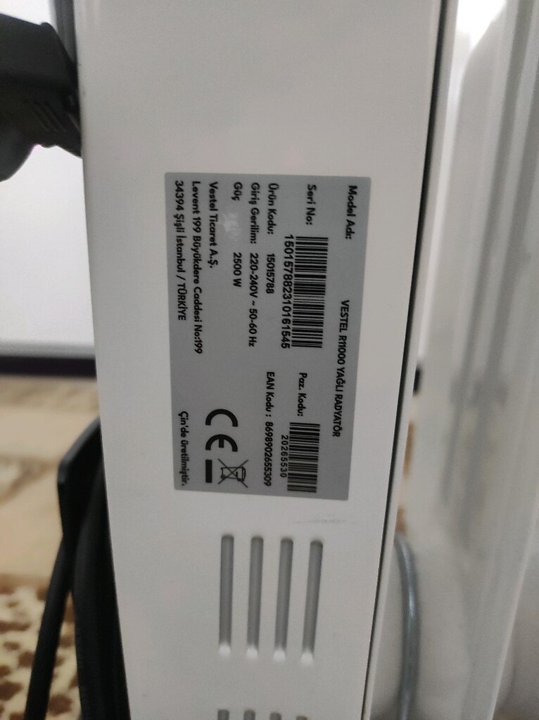 VESTEL 11 DİLİM YAĞLI RADYATÖR ISITICI - 3