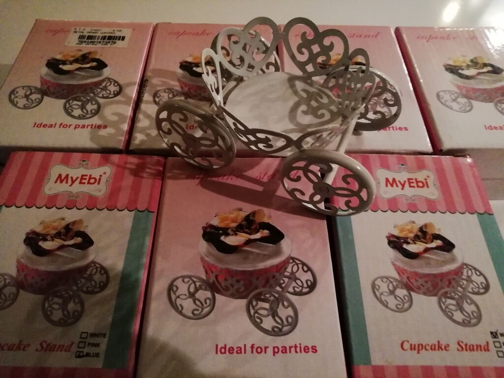 MUFFİN CUPCAKE MİNİ PASTA KEK SERVİS SUNUM STANDI-8 ADET - 2