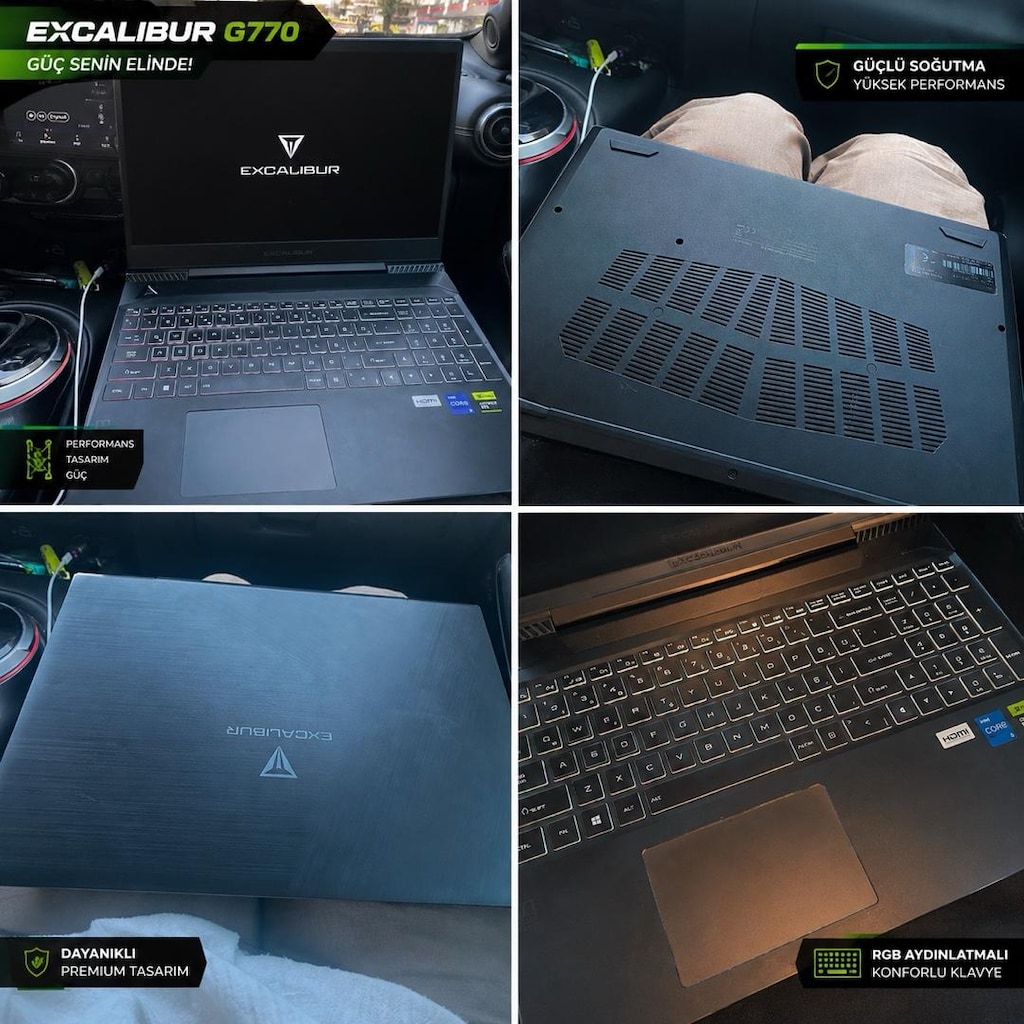 CASPER EXCALIBUR G770 | i5-12450H | RTX 3050 4 GB | 16 GB RAM | 512 GB