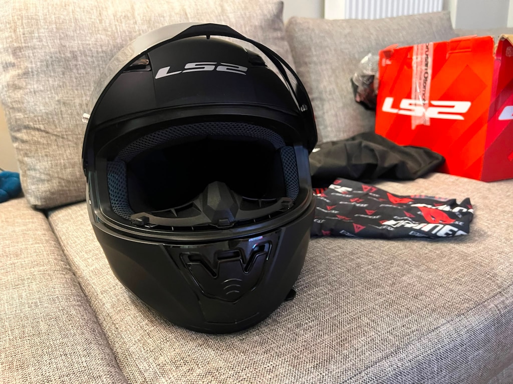 Ls2 rapid siyah mat kask - 6