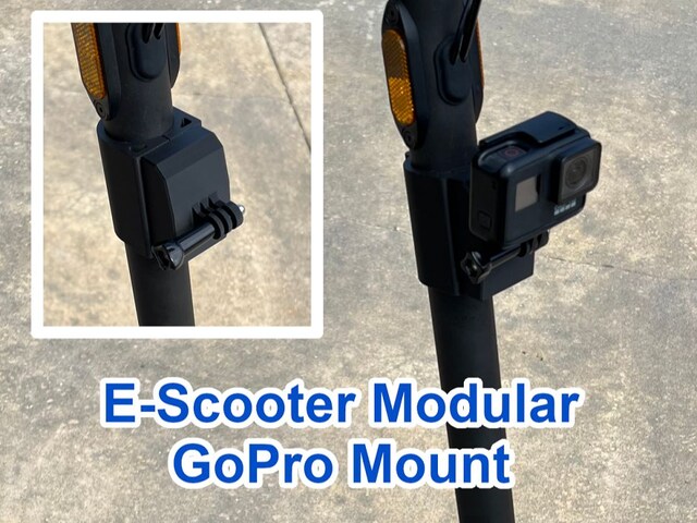 E-Scooter Modüler GoPro Aksesuar Aparatı
