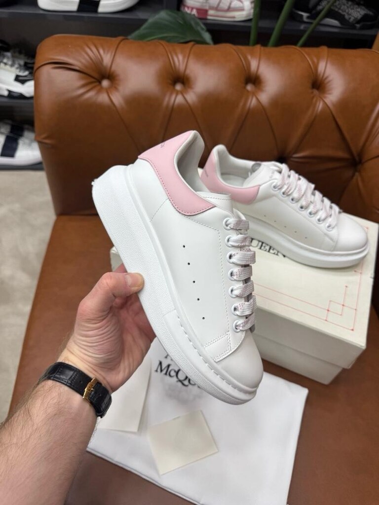 ALEXANDER MCQUEEN PEMBE SPOR AYAKKABI 38 NUMARA - 7