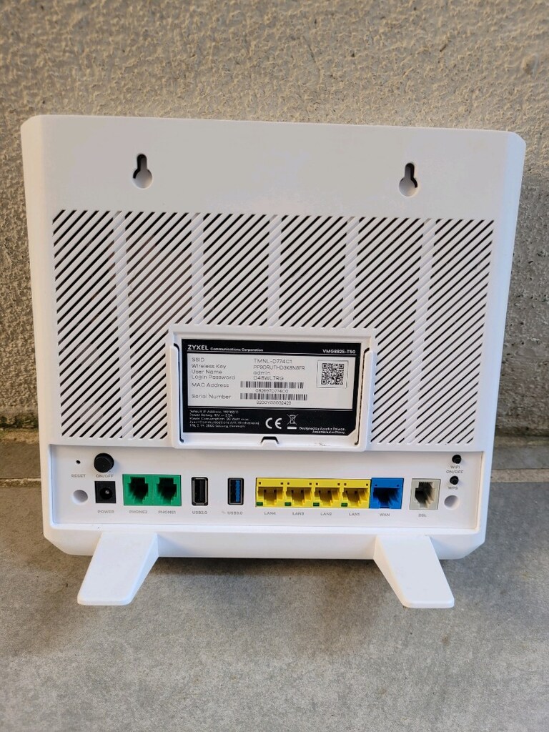 Zyxel T50 VDSL modem - 3