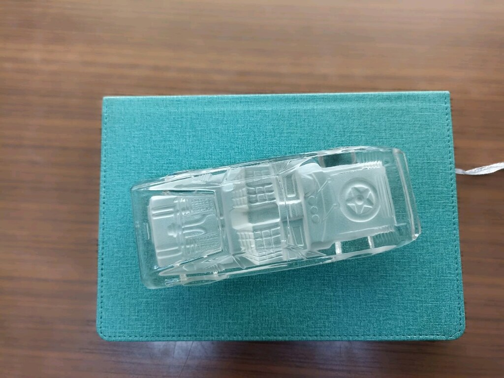 kristal cam maket araba Ferrari 308 gtb - 4