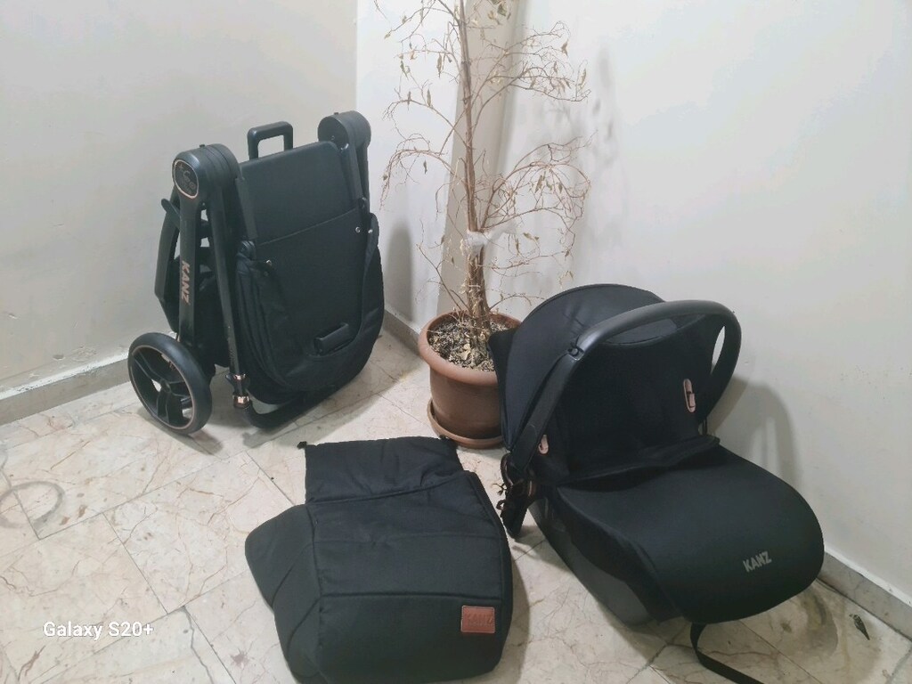 kanz x go plus çift yönlü bebek arabası ve puseti - 3