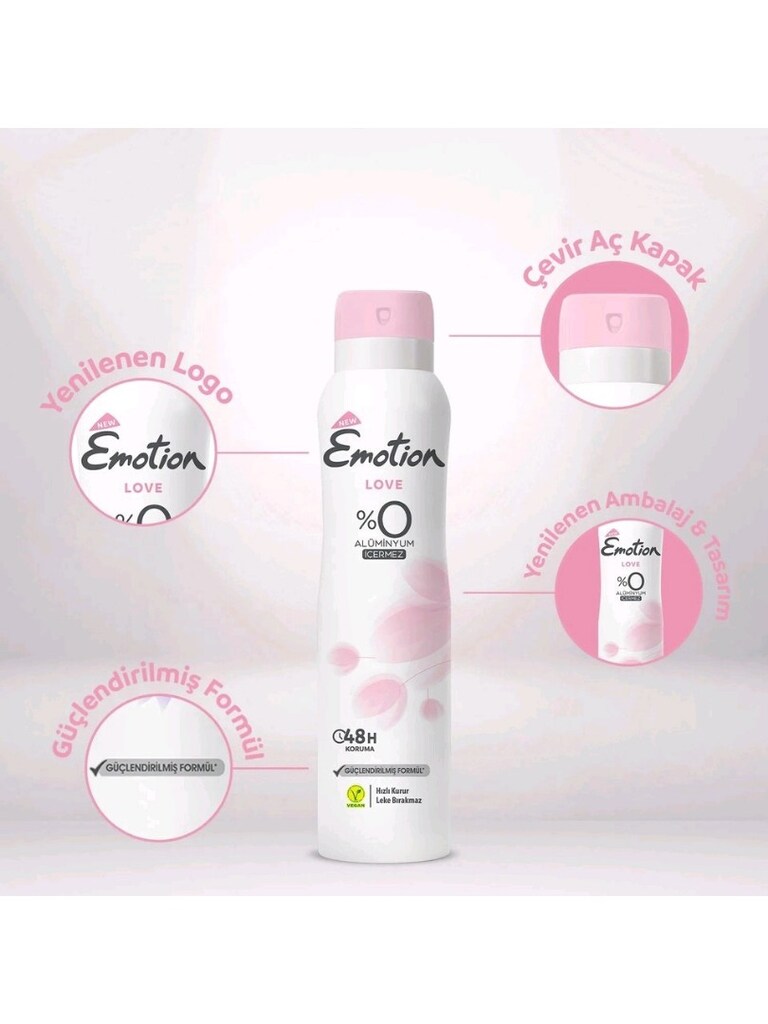 EMOTİON LOVE KADIN DEODORANT - 3