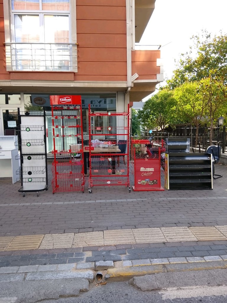 market rafı cipsi kuruyemiş askı demirlerin rafları - 4