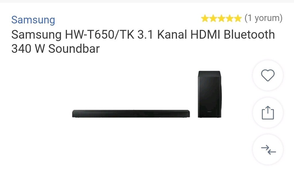 Samsung T650 Soundbar Sinema Ses Sistemi - 4