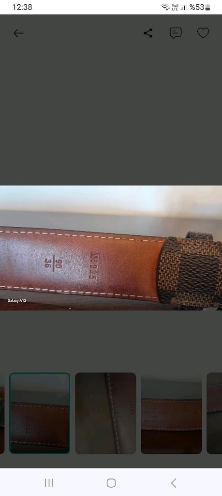 LOUIS VUITTON M6995 DAMIER CANVAS MODEL - 6