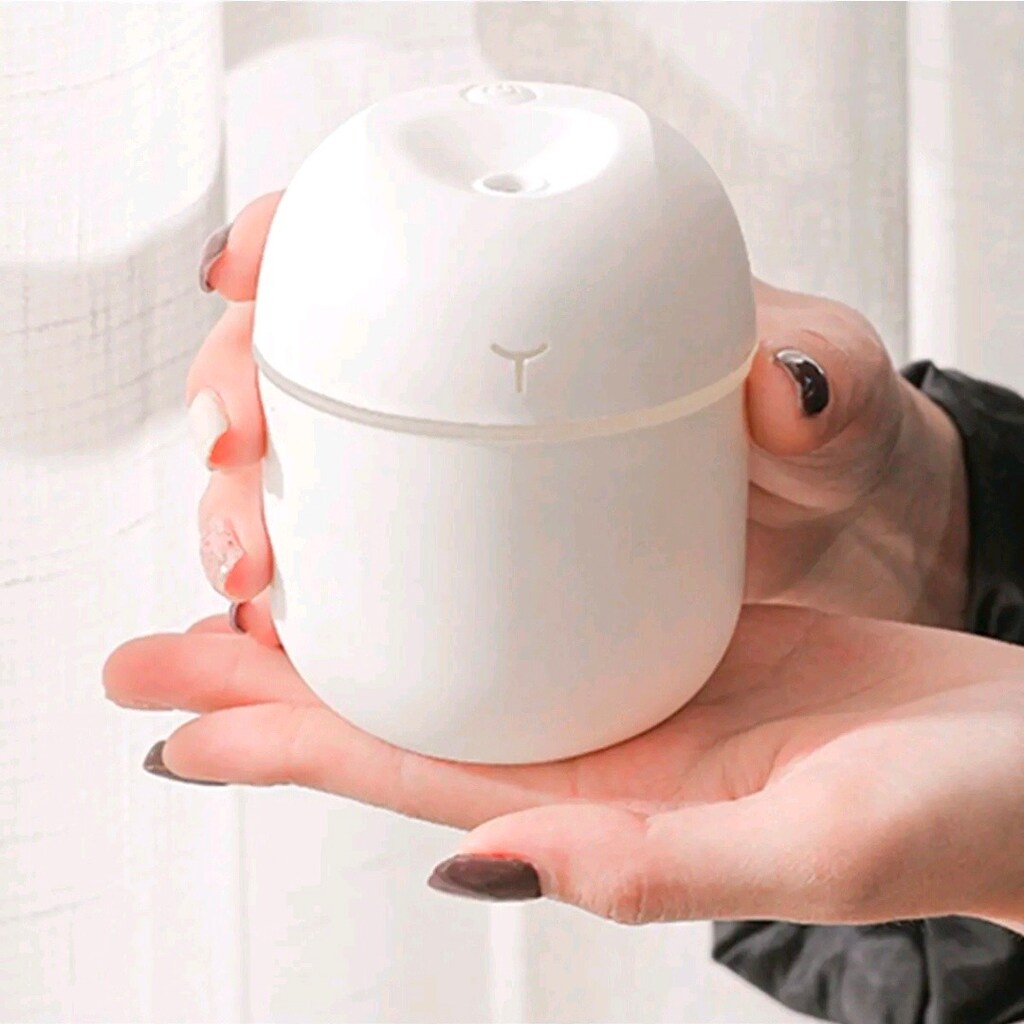 220 ml Hava Nemlendirici LED Işıklı Aroma Difizörü H2O. BEYAZ. - 4