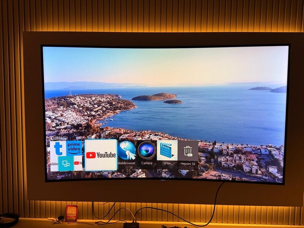 samsung 65 inch curved tv nokta kusuru yok - 3