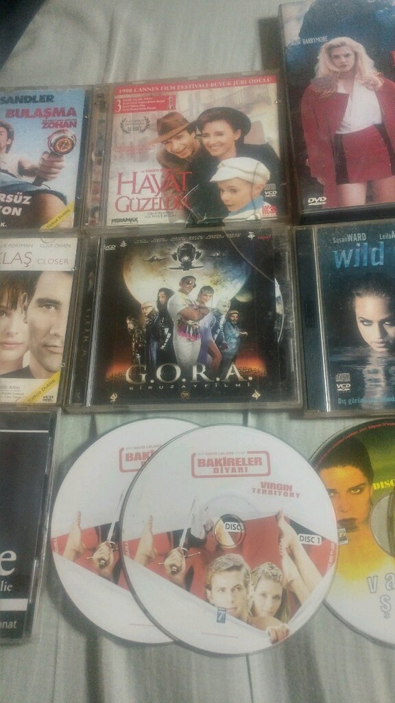 Orijinal 1 adet dvd 8 adet vcd filmler - 3