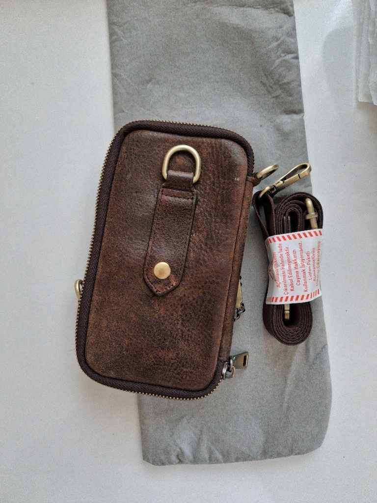 ORIGINAL LEATHER CROSS BELT BAG - 16