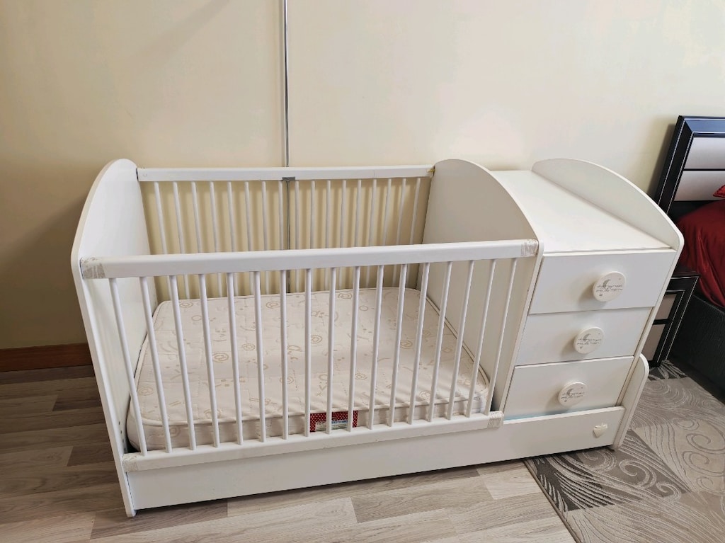 Çilek mobilya bebek beşiği - 4
