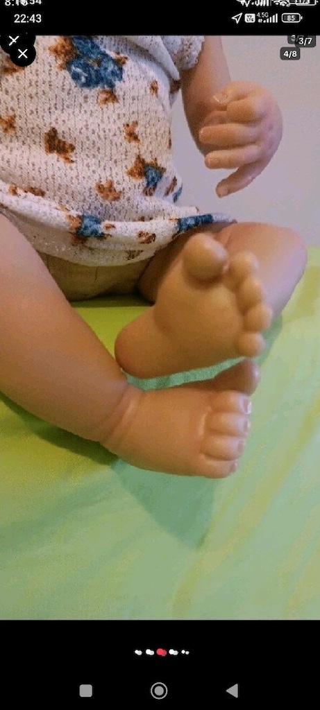 GERÇEKÇİ REBORN BEBEK OYUNCAK BEBEK SİLİKON BEBEK - 7