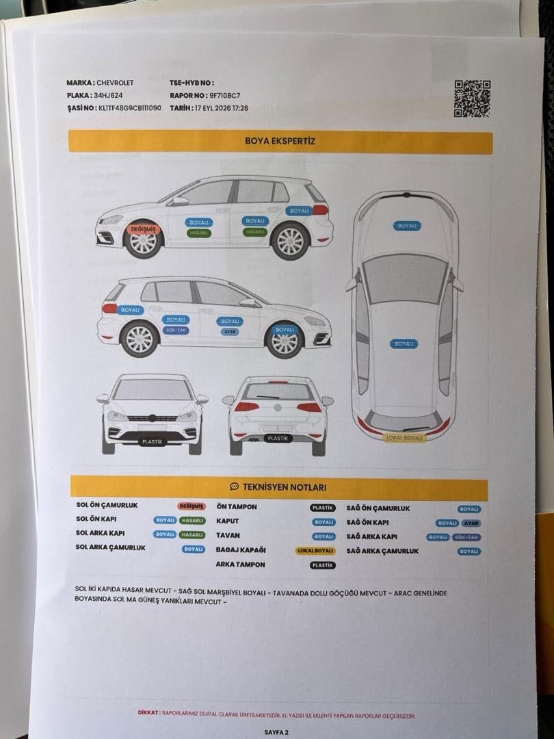 CHEVROLET AVEO 1.3 DİZEL DÜŞÜK KM 145.000DE - 11