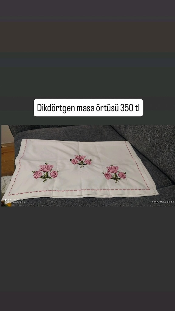 çeyizlik şal, dantel - 3