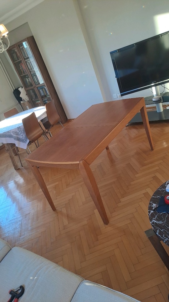 ahşap masa yemek masası açılır - 7