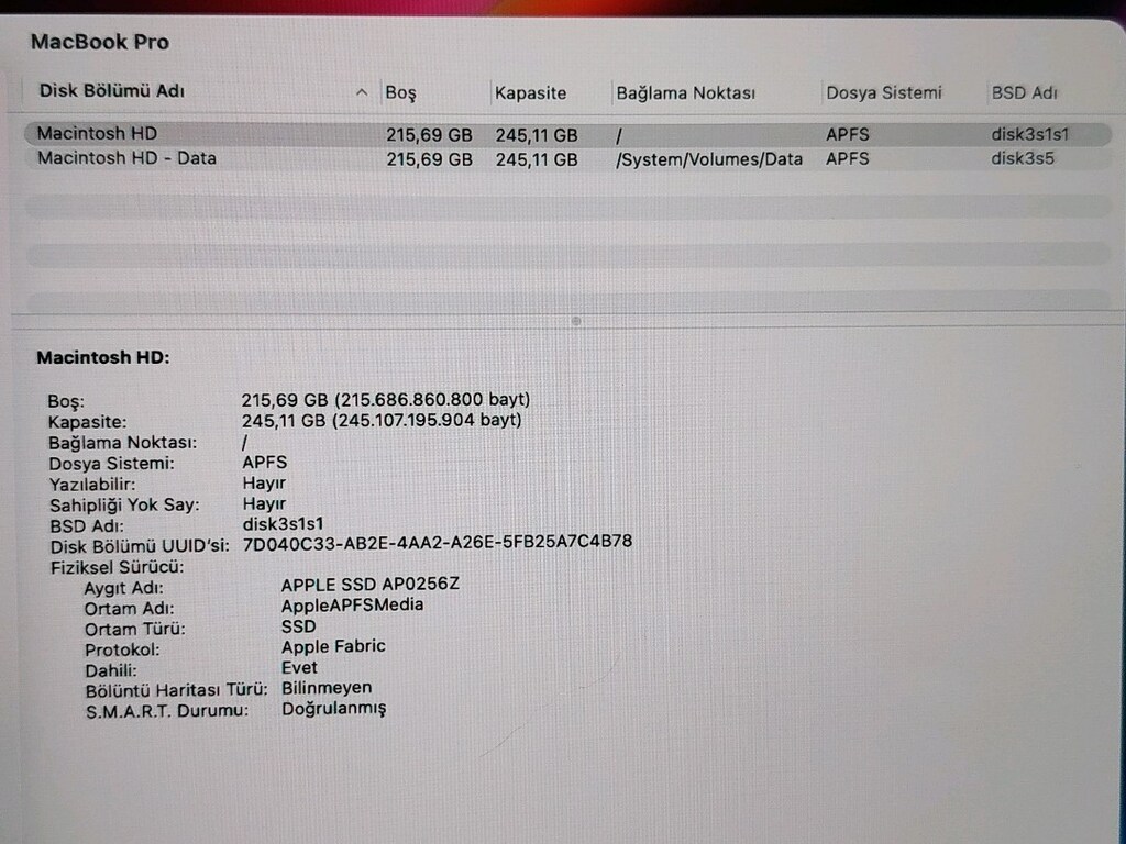 MacBook PRO M2 8GB RAM 256GB SSD PİL DEVRİ 464 HATASİZ - 5