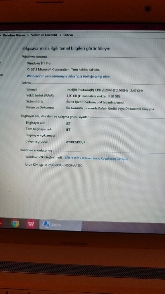 Toshiba Laptop Dizüstü bilgisayar - 11