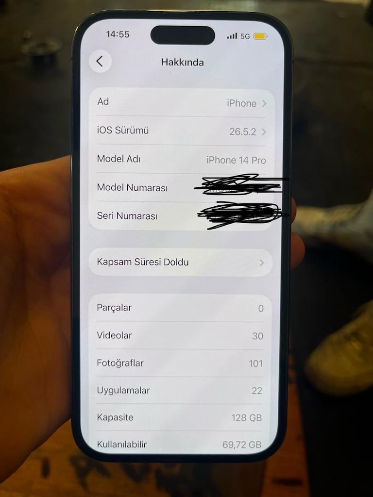 İPHONE 14 PRO 128 GB (DEĞİŞENSİZ) YD ÇİFT FİZİKİ SİM - 7