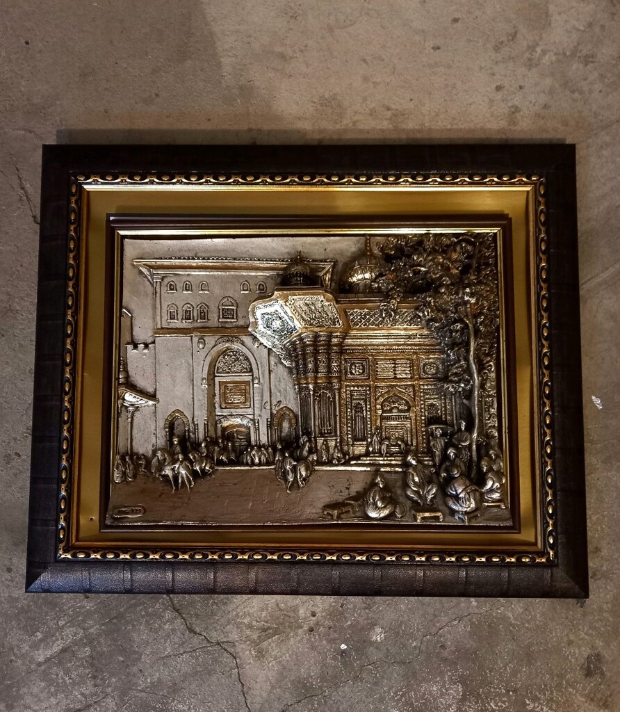 DAMGALI, 925 AYAR GÜMÜŞ KAPLAMA KABARTMA TABLO - 10