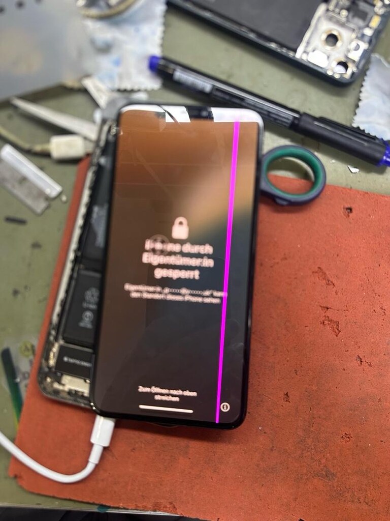 xs max orijinal çizgili ekran - 2