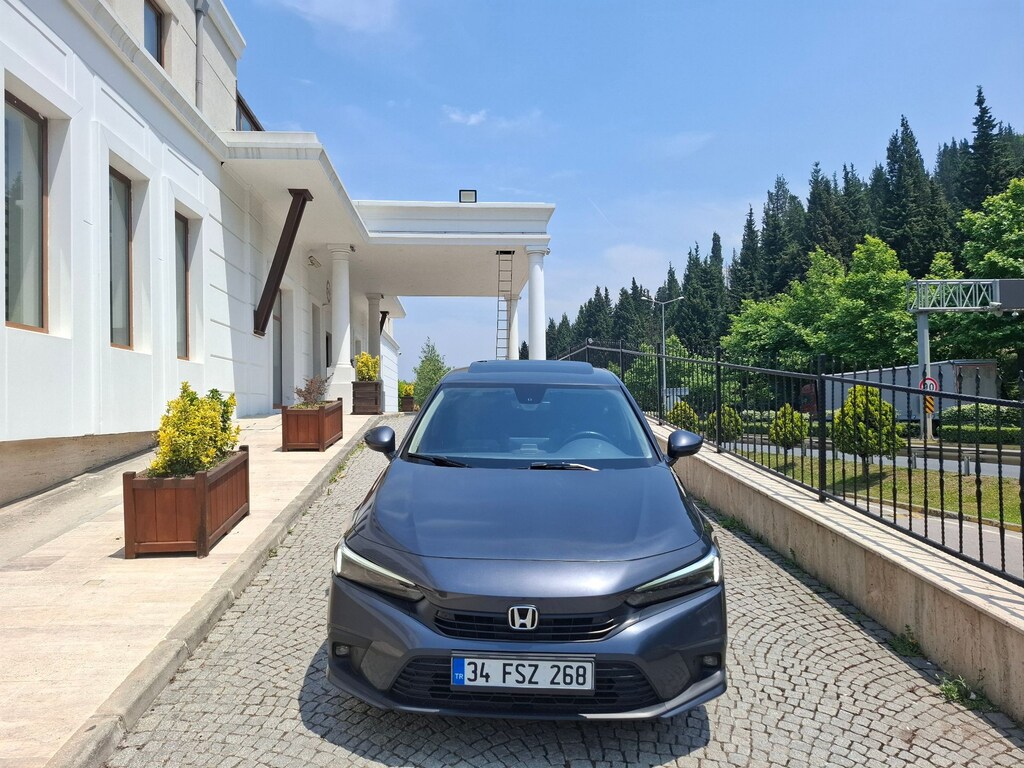 HONDA CIVIC ORIJINAL DEĞİŞENSİZ 182 HP TURBO 2022 MODEL METEOR GRİ - 3