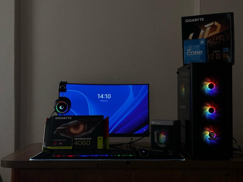 RTX 4060 + i5-12400F | 1TB SSD | 16GB RAM | 200Hz Monitör | Komple Set - 8