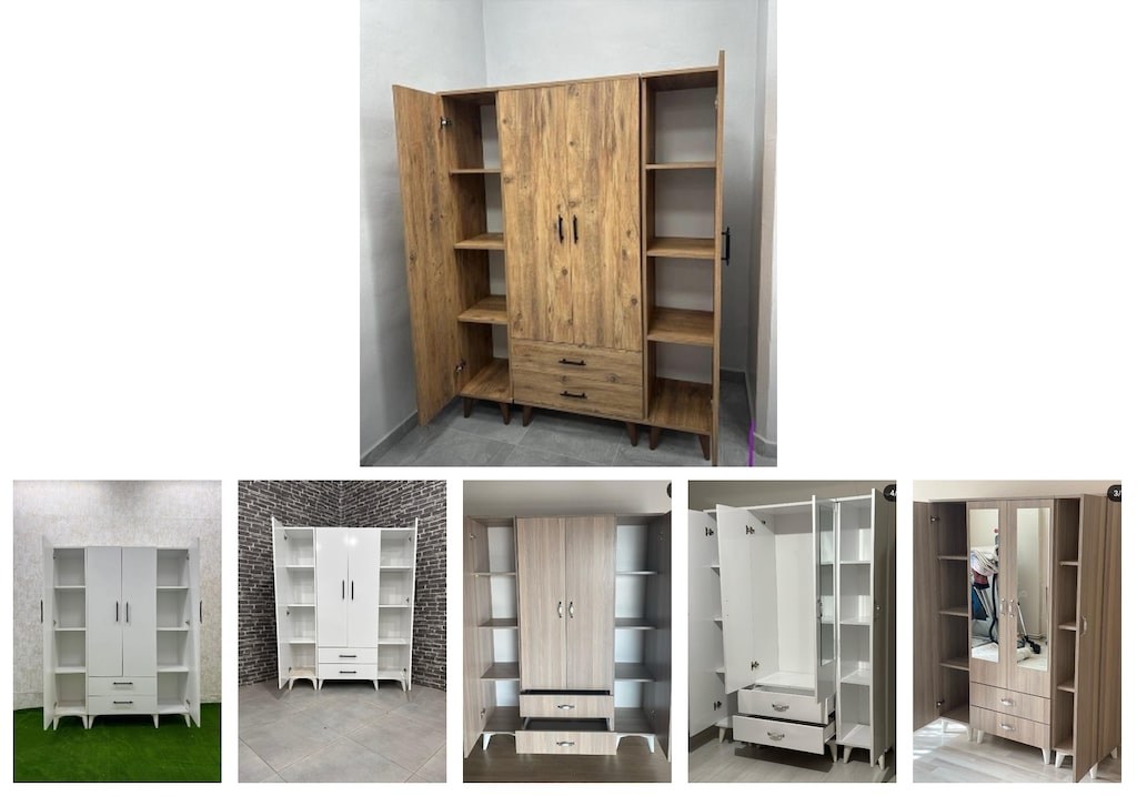 4 kapaklı elbise dolabı gijyivcnjy - 6