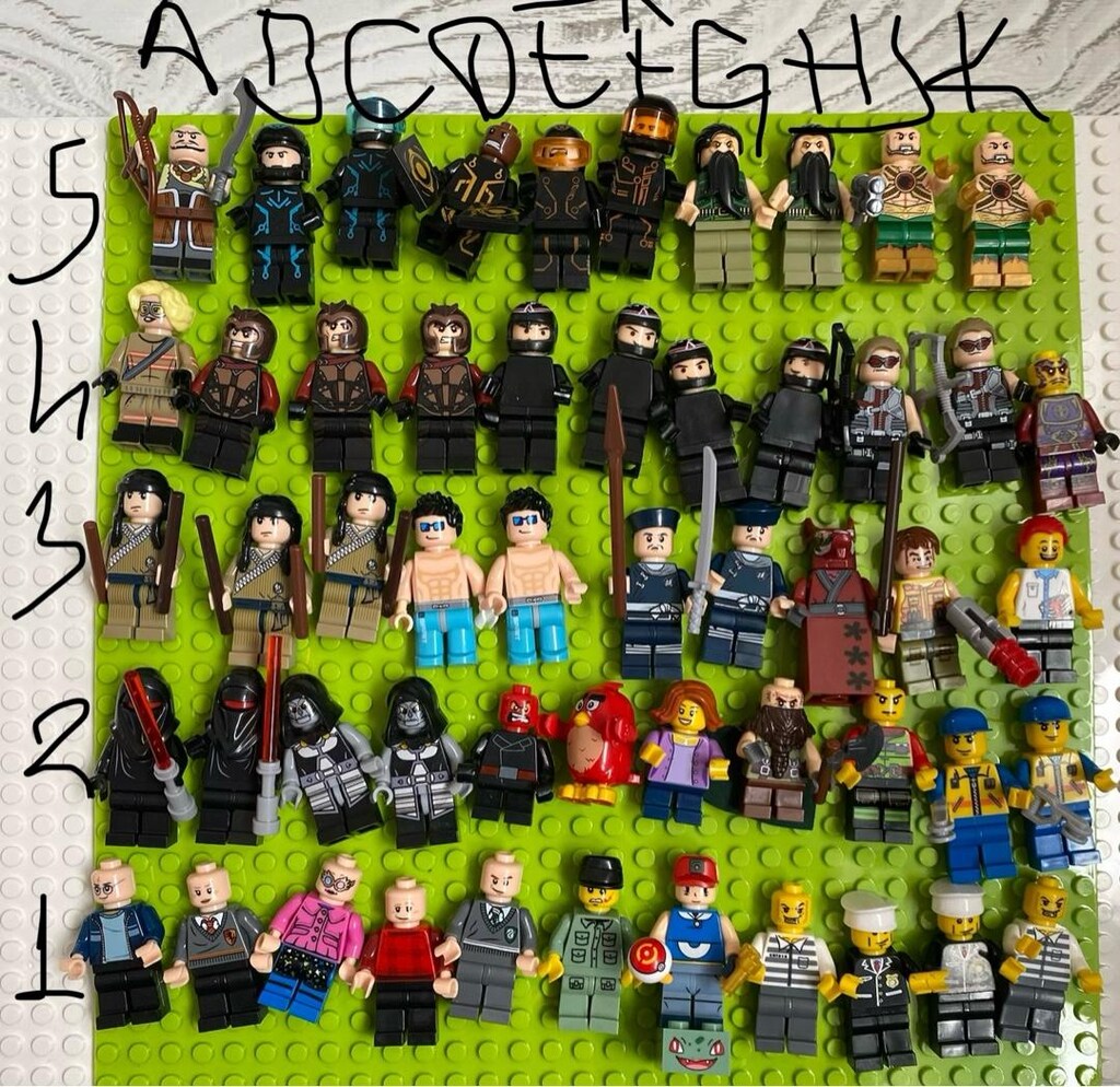Lego karışık Minifigürler - 4