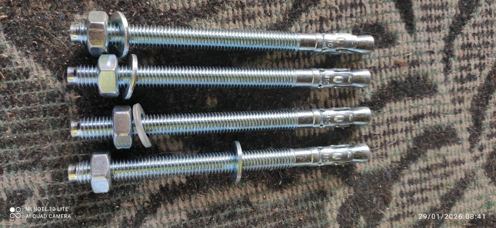 M 10 14. 15 CM civarı galvaniz Dubel - 2