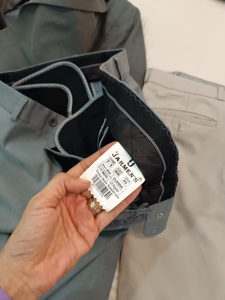 komple takım elbise pantolon gömlek kravat - 9