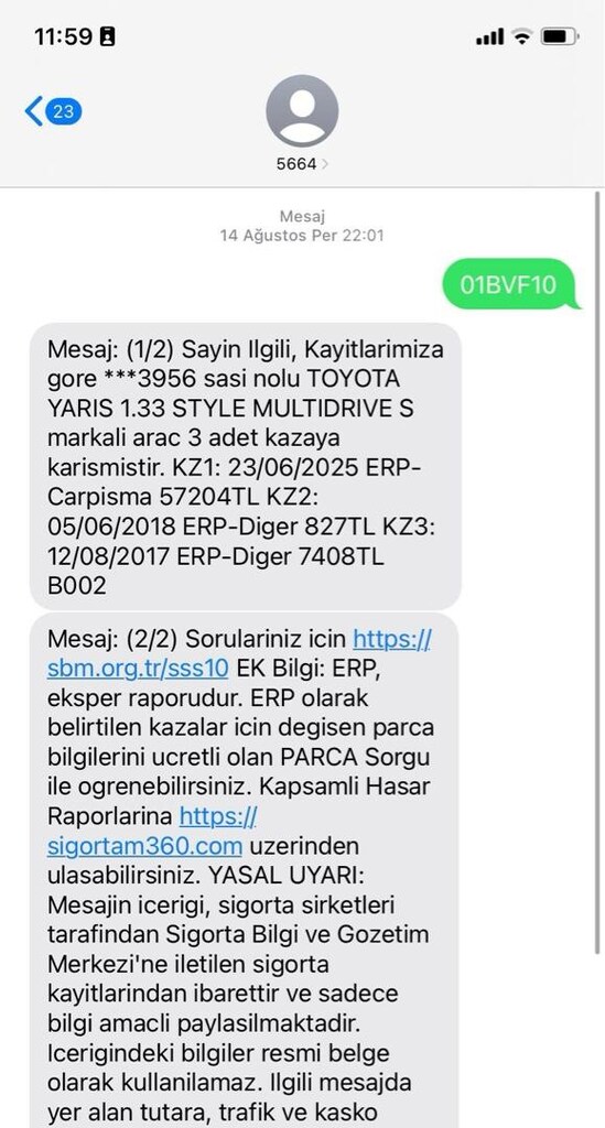 Sahibinden 2012 model en düşük km 1.33 Yaris Style ilanı - 10